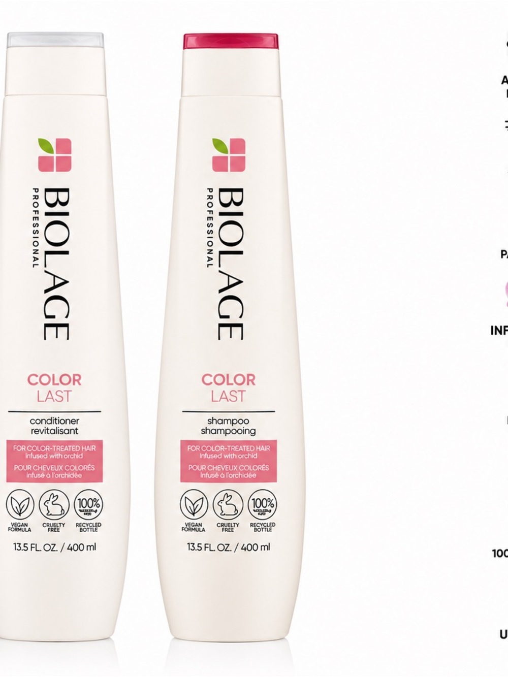Biolage Color Last Shampoo & Conditioner Duo 13.5 fl oz 400ml Color-Treated
